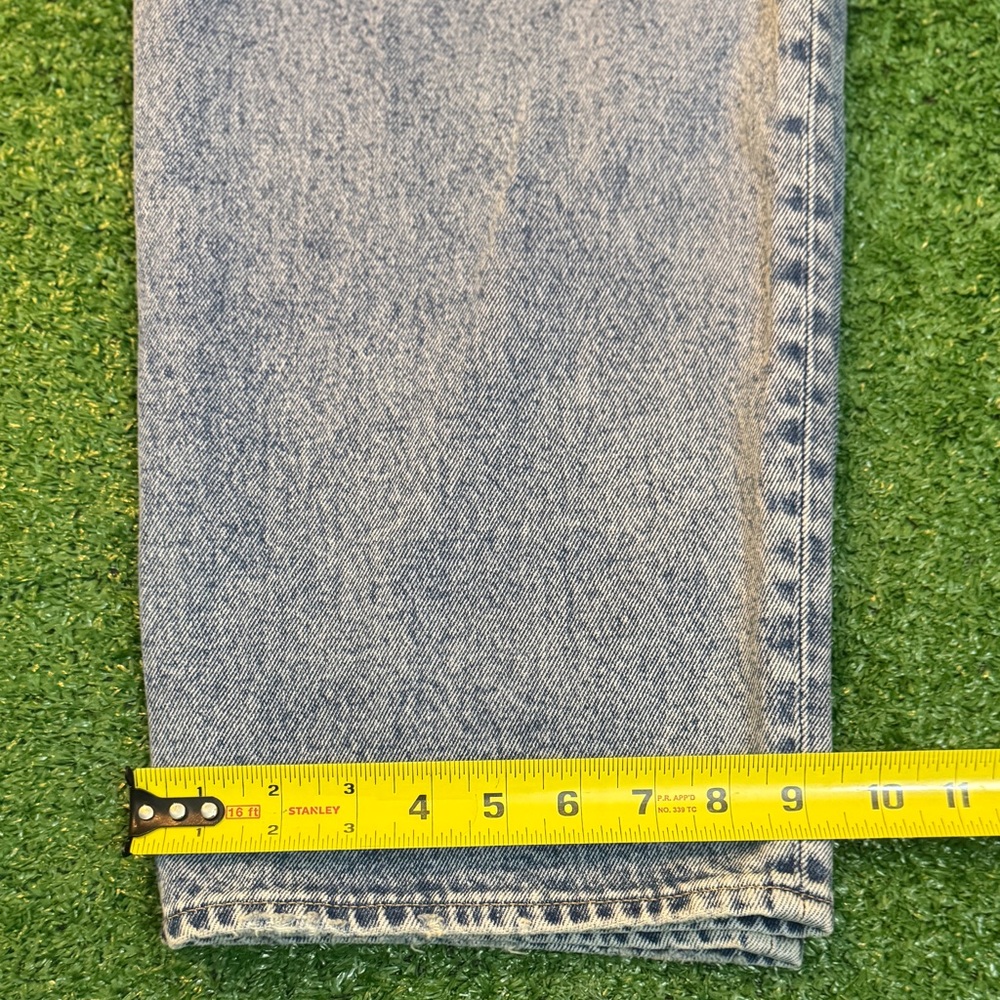 Madewell Womens Baggy Straight Jeans Blue Wash Denim Size 32 T - Picture 12 of 14